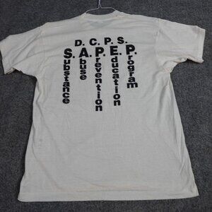 SAPE T-shirt Medium White Vintage 1991 DC Public Schools Basketball Camp